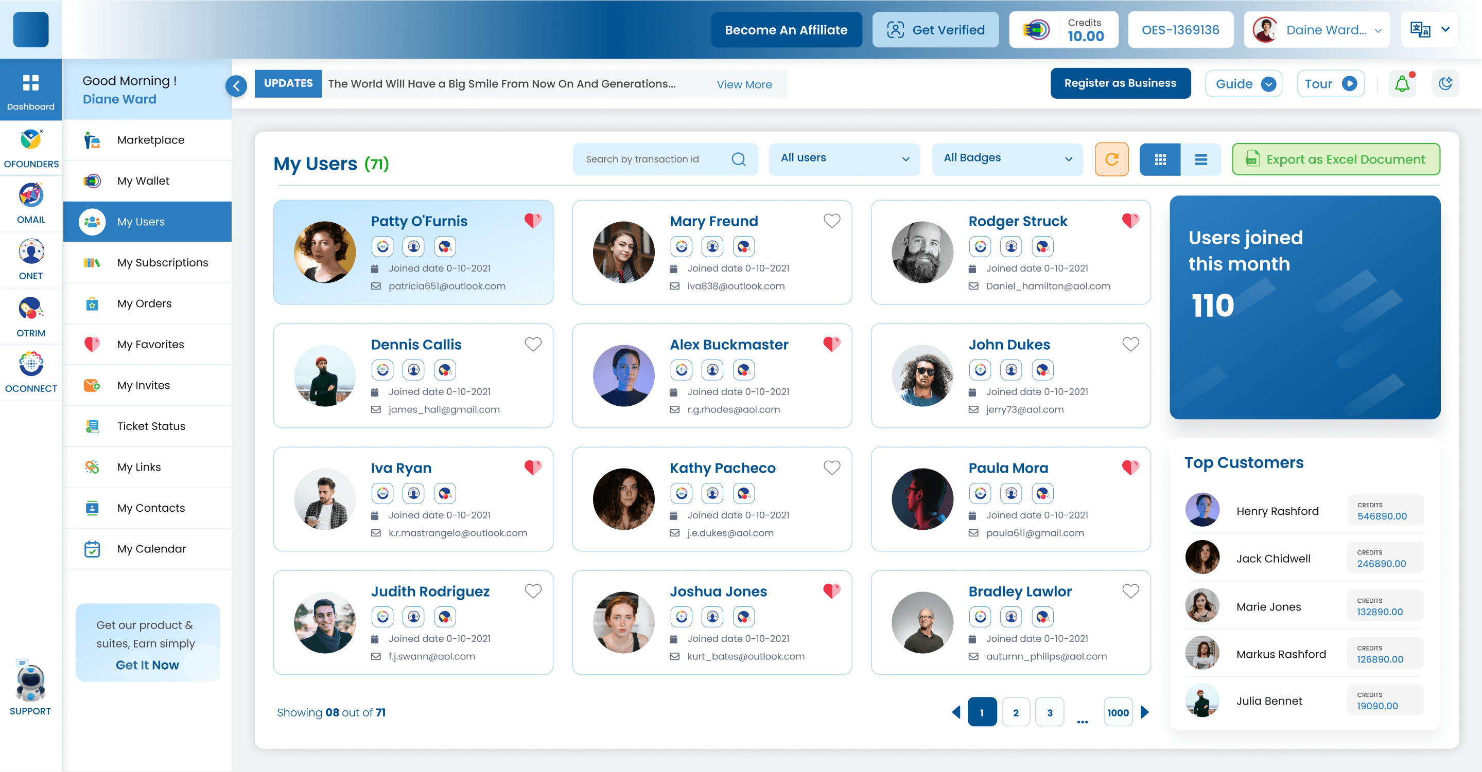 ONPASSIVE Ecosystem Web Application